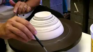 Day 22 - SPIRAL GLAZING - 30 Techniques - 30 Bowls - 30 Days