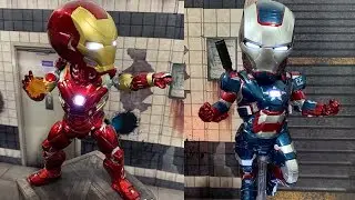 UNBOXING with IRON MAN - Egg Attack Endgame MK46 EAA-030 + Iron Patriot EA-007SP