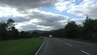 Driving On Guarlford Road B4211 From Rhydd To Malvern, Worcestershire, England 30th August 2010