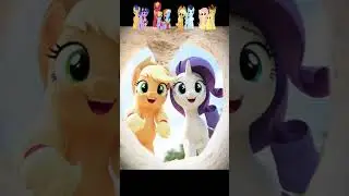 ✨ Charming Moments of Friendship: Applejack & Rarity Selfie Fun! ✨