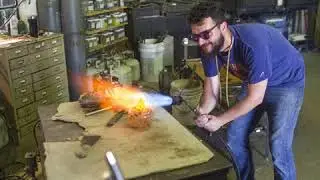 Friday, Oct 13th 2017 Glass Blowing Pumpkin