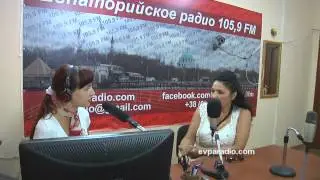 Светлана Катерноза в гостях у Евпаторийского радио 105,9