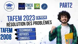 TAFEM 2008--correction exclusive: Résolution des problèmes 100% ✅ 🔥 /PART2