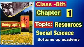 Geography Ncert 8 chapter 1  Resources