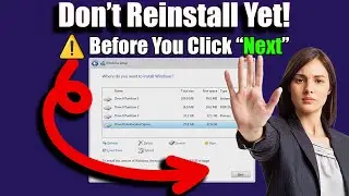 Прежде чем переустанавливать Windows&hellip; Посмотрите это! ⚠️ (Устранение проблем с разделами SSD и за...