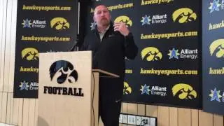 Iowa offensive line coach Tim Polasek on his days at Catholic Memorial