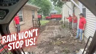 Big job, big rain. Still EASY!