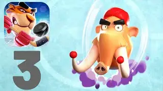 Rumble Hockey Gameplay Part 3 - Mammoth (ios,Android)