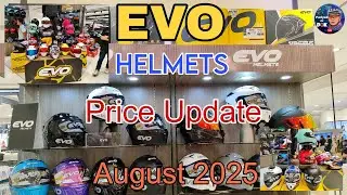 EVO HELMET,August 2025 Price Update 
