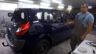 Renault Sceniс окончание работ,подведение итогов.