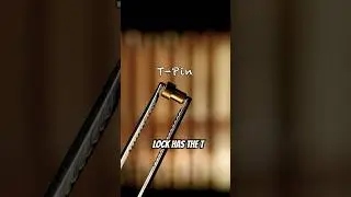 How to pick T security pins in lockpicking. #lockpicking #locks #edc #diy #locksmith