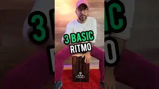 3 BASIC RITMO on CAJON  #cajon #percussion #drum #lesson
