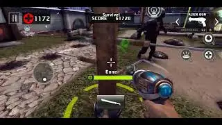 Dead Trigger 2 | Tournament | Zen Arena | Alien Gun, Blood Dragon | Score: 104000