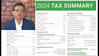 2024 Tax Guide Summary
