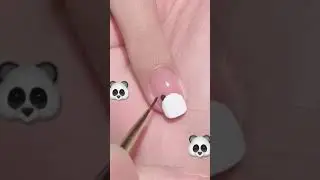 Panda nail polish art 🐼😍💅💅#nailtutorial #nailart #nailpolish #foryou #panda #fashion #tutorial