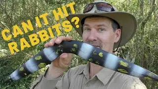 Aussie Rabbit Hunting with American Boomerang