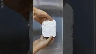 #short #shorts #explorepage Hydrophobic chalk crush under water