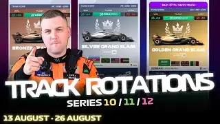 BEST SETUP, DRIVERS & STRATEGY TO COMPLETE SERIES 10, 11 & 12 | Track Rotations | F1 Clash