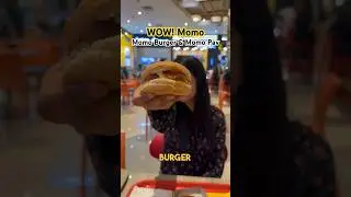 Momo Burger & Momo Pav At WOW Momo || #shorts