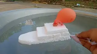 DIY Balloon 🎈 Boat 🤯