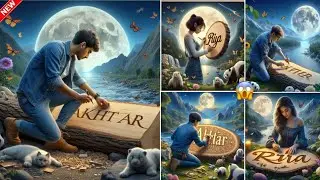 Create Viral 3D Ai Name Art Images | Bing Image Photo Editing | Bing Image Creator Tutorial