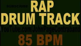 Rap Drum Track 85 bpm Heavy 808 Bass DRUMS ONLY