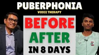 Before-After Puberphonia Speech Therapy | Within 8 Days | #SLPSanjayKumar | Speech Pathologist India