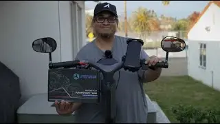 Установка зеркал на торцы руля на Segway Ninebot GT1