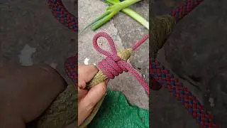 간단하게 묶는 텐트 끝 매듭 #한국전통매듭 #rope