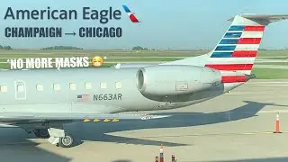 American Eagle ERJ145 Trip Report Champaign to Chicago