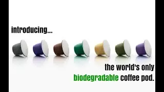 Certified biodegradable pods for Nespresso machines