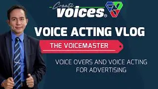 The VoiceMaster Voice Acting Vlog 1 - Radio Commercials Feature Talk N Text