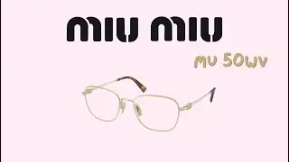 [Ba Hải G&aacute;c] K&iacute;nh Cận MiuMiu 0MU MU50WV - ZVN1O1 si&ecirc;u nhẹ v&agrave; nịnh mặt 