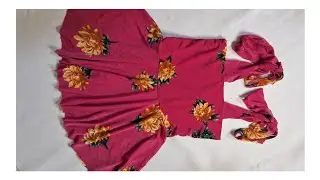 Simple And Easy  Baby Frock Cutting And Stitching//New design umbrella Frock Cutting