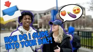 HOW TO SLIDE IN A GIRLS DM! (How to Dm 101) | Public Interview 🥵🤤