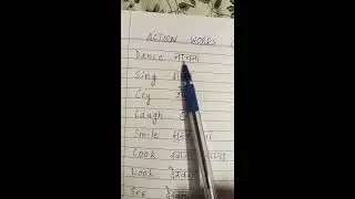 Action Words (क्रिया) | Learn English With Me | अंग्रेज़ी सीखिए