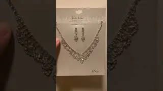 The Nicole Miller Necklace and Earrings Set From Burlington