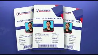 Staff ID Cards za Kisasa | Ongeza Usalama na Utaalamu Kazini