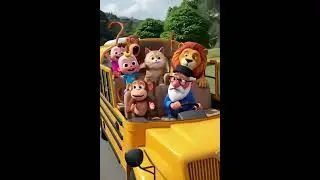 The yellow bus goes roll roll roll new rhymes for babies🧑&zwj;🎤#rhymes #rhymesforkids #rhymesenglish