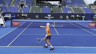 テレンスアトマンのスライスサーブ（スロー）/ Terence Atmane Slice Serve Slow Motion