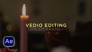 Easy guide how to create animated title with black layer using AFTER EFFECT | DREAM FRAME+