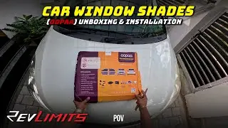 Car Window SHADES (OOPAA) | Unboxing & Installation | ASMR | REVLIMITS