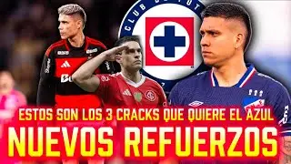 💥💣Estos son los 3 NUEVOS REFUERZOS que llegarían a CRUZ AZUL. Los CONFIRMARON en ESPN