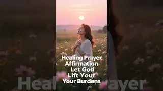 Healing Prayer Affirmation | Let God Lift Your Burdens #prayer #healingprayer #jesus