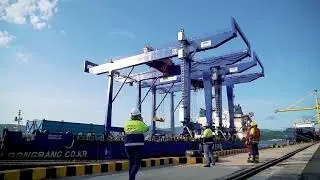 ВСК наращивает емкость склада с новыми RMG / VSC increases storage yard capacity with new RMGs