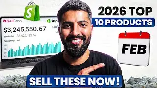 TOP 10 PRODUCTS TO SELL IN 2026 | DROPSHIPPING SHOPIFY & SELLSHOP