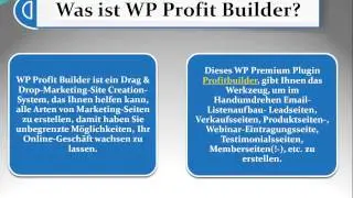 WP Profit Builder Deutsche Video Tutorials und Top Tipps