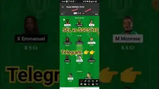 scl vs sscs dream11 prediction, scl vs sscs dream11 team, st lucia t10 dream11 team off today match