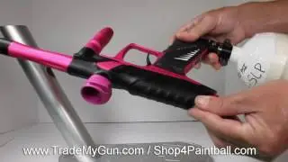 Black Pink Bob Long Insight NG Paintball Gun