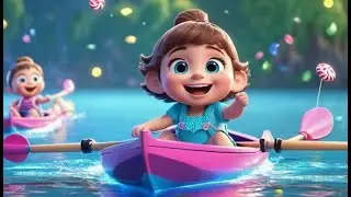 Row Row Your Boat Through Candyland | Sweet Adventure Rhyme for Kids | Imagination & Learning Song